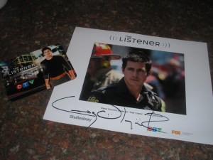Autographed picture of Craig Olejnik as Toby Logan from The Listener