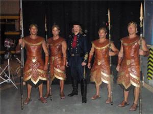 Fraser Aitcheson as an Egyptian Guard in Night in the Museum: Battle of the Smithsonian